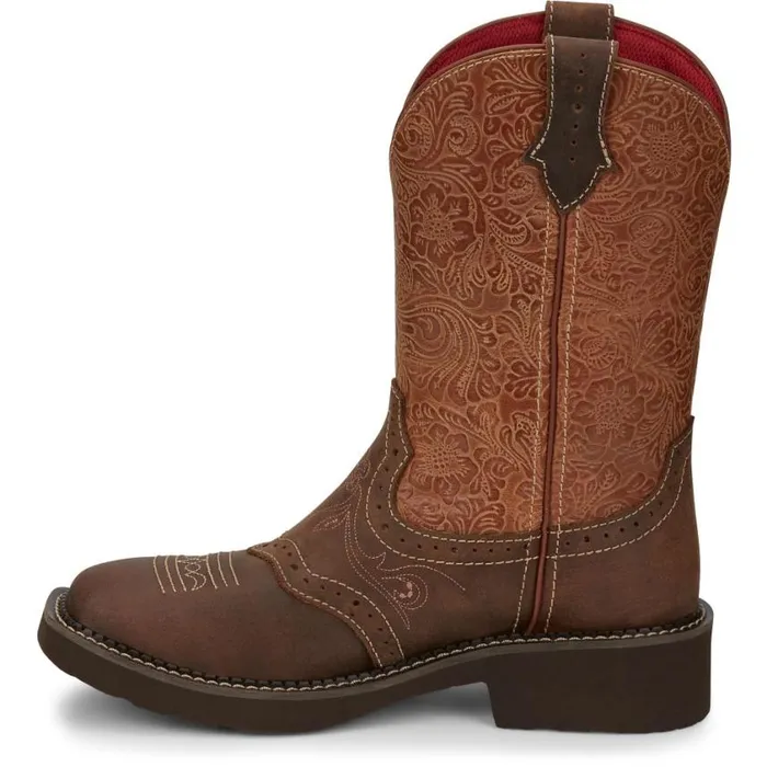 Western Women Justin Boots Starlina 11034 Western Boot Tan