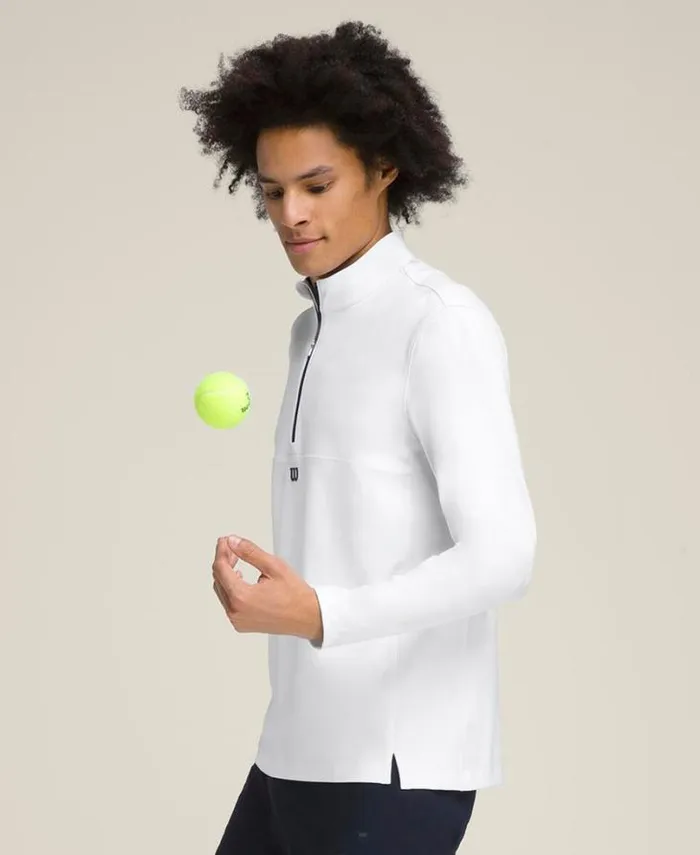 Wilson Outerwear Men Elevate Performance HalfZip 8211 Bright White