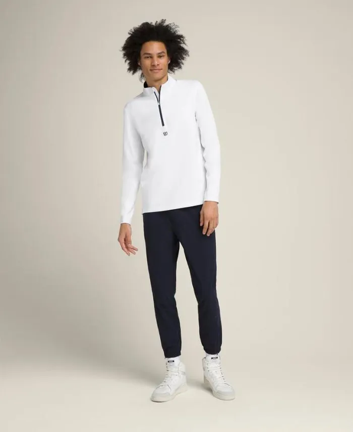 Wilson Outerwear Men Elevate Performance HalfZip 8211 Bright White