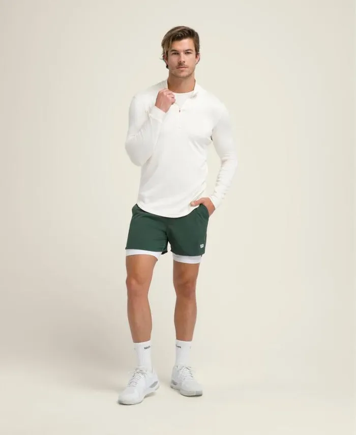 Wilson Outerwear Men Everyday Performance HalfZip 8211 Sandrift