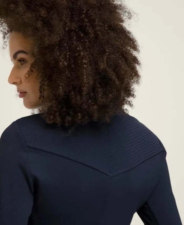 Wilson Outerwear Women Doubles HalfZip 8211 Classic Navy Wilson Outerwear Women Doubles HalfZip 8211 Classic Navy