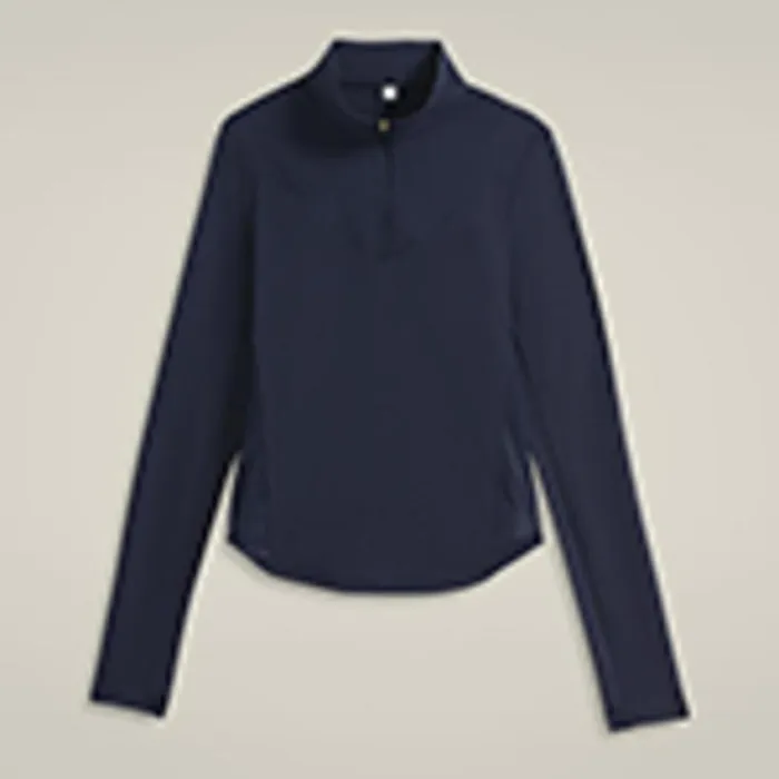 Wilson Outerwear Women Doubles HalfZip 8211 Classic Navy Wilson Outerwear Women Doubles HalfZip 8211 Classic Navy