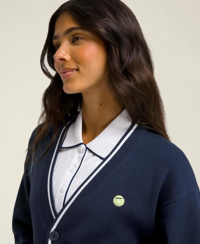 Wilson Outerwear Women Throwback Cardigan 8211 Classic Navy Wilson Outerwear Women Throwback Cardigan 8211 Classic Navy