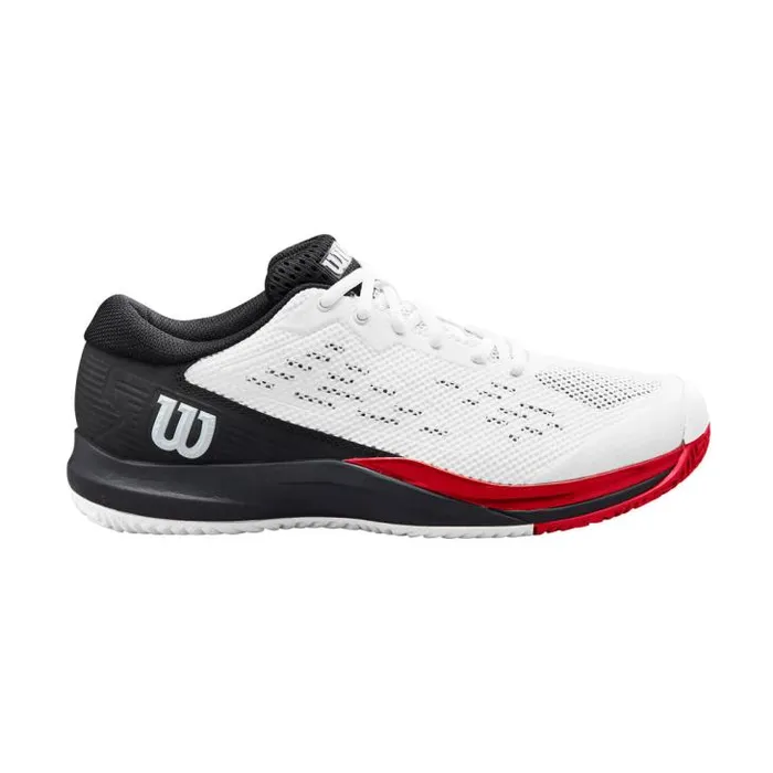 Wilson Shoes Sports Men039s Rush Pro Ace Tennis Shoe 8211 White Black Red
