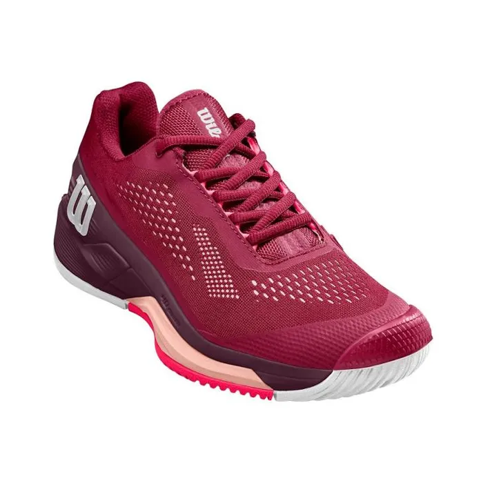 Wilson Shoes Sports Women039s Rush Pro 40 Tennis Shoe 8211 Red