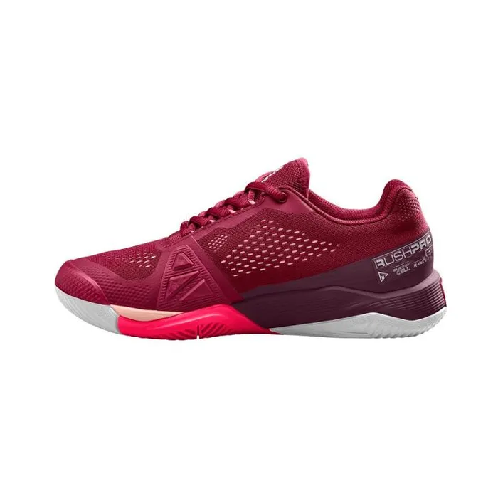 Wilson Shoes Sports Women039s Rush Pro 40 Tennis Shoe 8211 Red