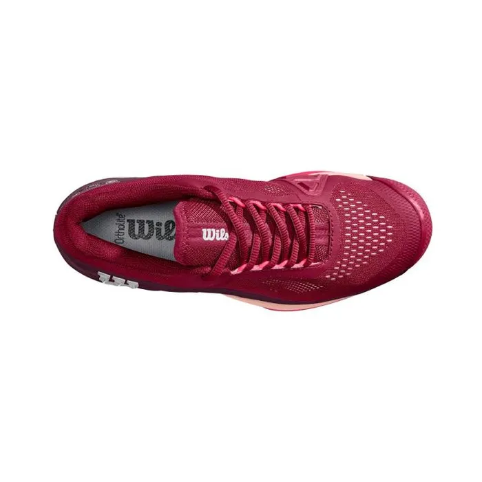 Wilson Shoes Sports Women039s Rush Pro 40 Tennis Shoe 8211 Red