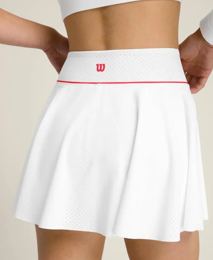 Wilson Skirts Women Tour Perforated Skirt 8211 Bright White Wilson Skirts Women Tour Perforated Skirt 8211 Bright White