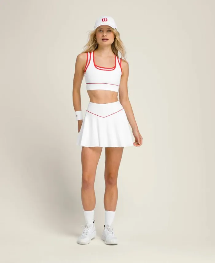 Wilson Skirts Women Tour Perforated Skirt 8211 Bright White Wilson Skirts Women Tour Perforated Skirt 8211 Bright White
