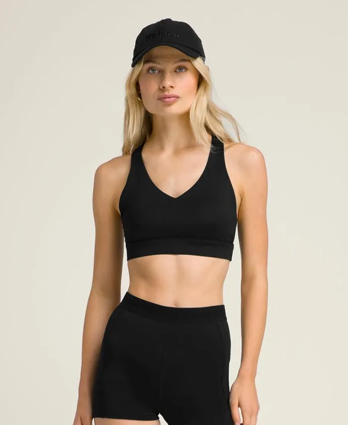Wilson Tanks Women OnPoint Cross Back Bra 8211 Black