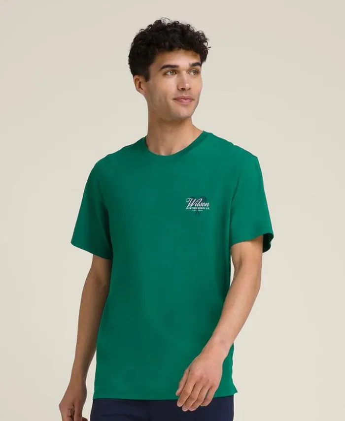 Wilson Tees Men Easy Street Tee 8211 Club Green