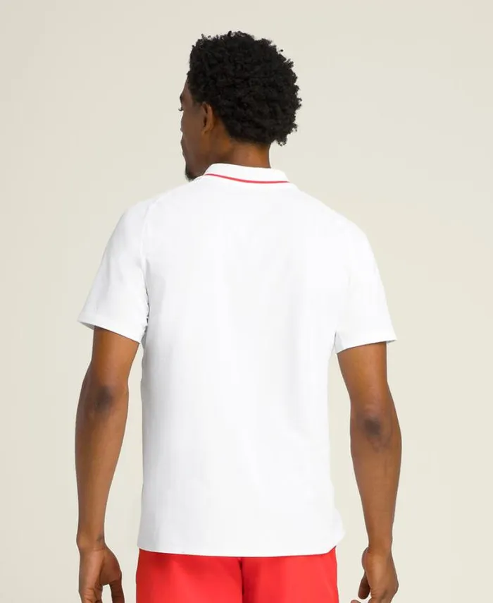 Wilson Tees Men Elite ShortSleeve Performance Top 8211 Bright White Wilson Tees Men Elite ShortSleeve Performance Top 8211 Bright White