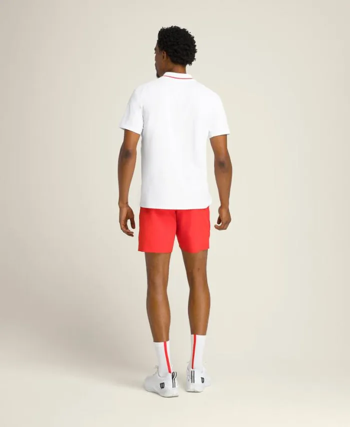 Wilson Tees Men Elite ShortSleeve Performance Top 8211 Bright White Wilson Tees Men Elite ShortSleeve Performance Top 8211 Bright White