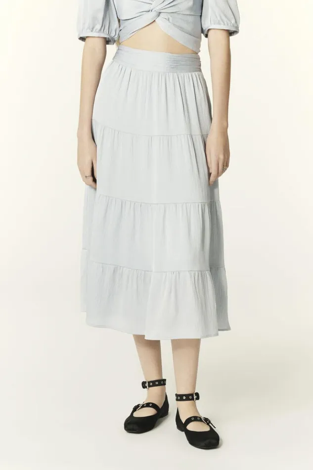 WindyGathered Midi Skirt Clothing Baandsh Skirts and Shorts
