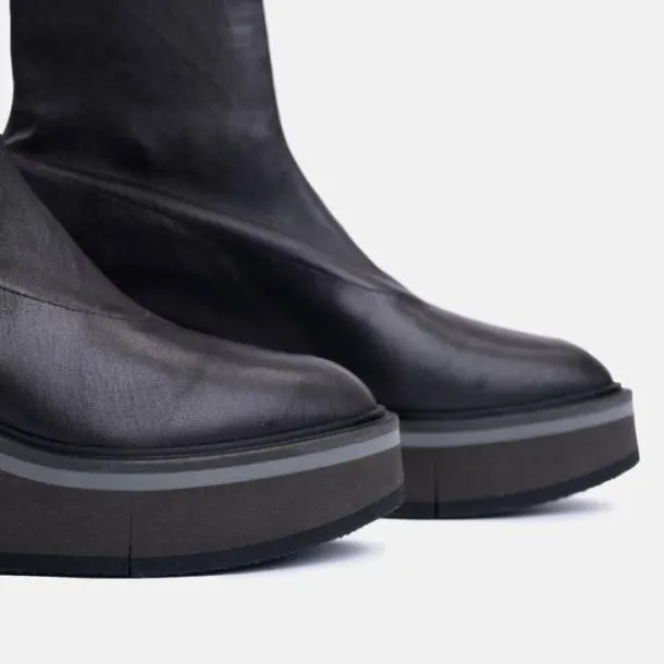 Women ALBANE Stretch Black Clergerie Ankle Boots