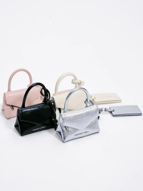 Women Andromeda Micro Bag Charm 8211 Noir CHARLES and KEITH Mini Bags