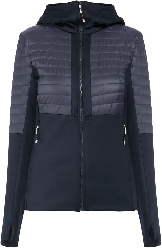 Women Annema FullZip Dark Night Blue Didriksons Outdoor Jackets