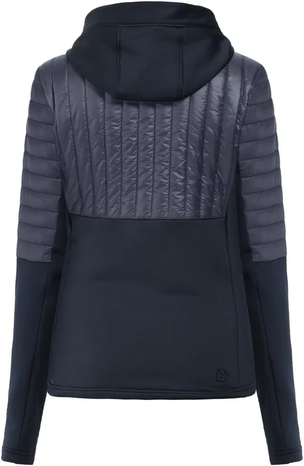 Women Annema FullZip Dark Night Blue Didriksons Outdoor Jackets