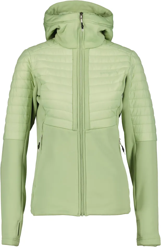 Women Annema FullZip Soft Green Didriksons Outdoor Jackets
