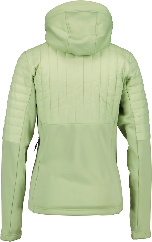 Women Annema FullZip Soft Green Didriksons Outdoor Jackets