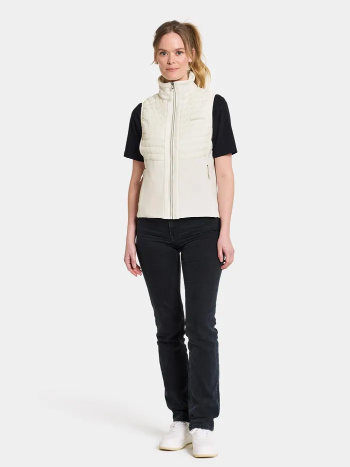 Women Annema Vest Shell White Didriksons Vests