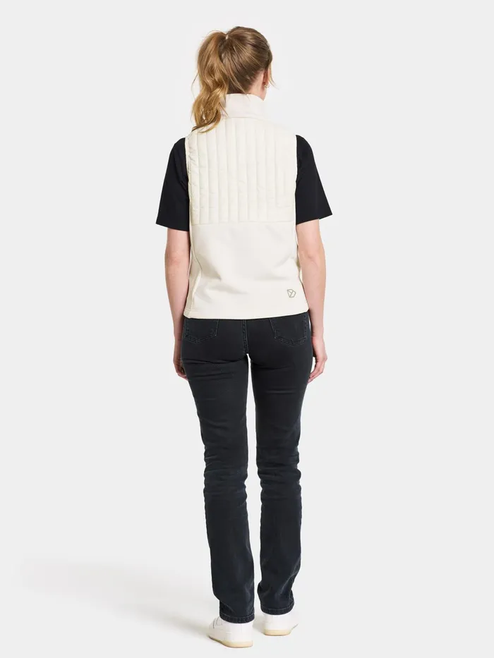 Women Annema Vest Shell White Didriksons Vests