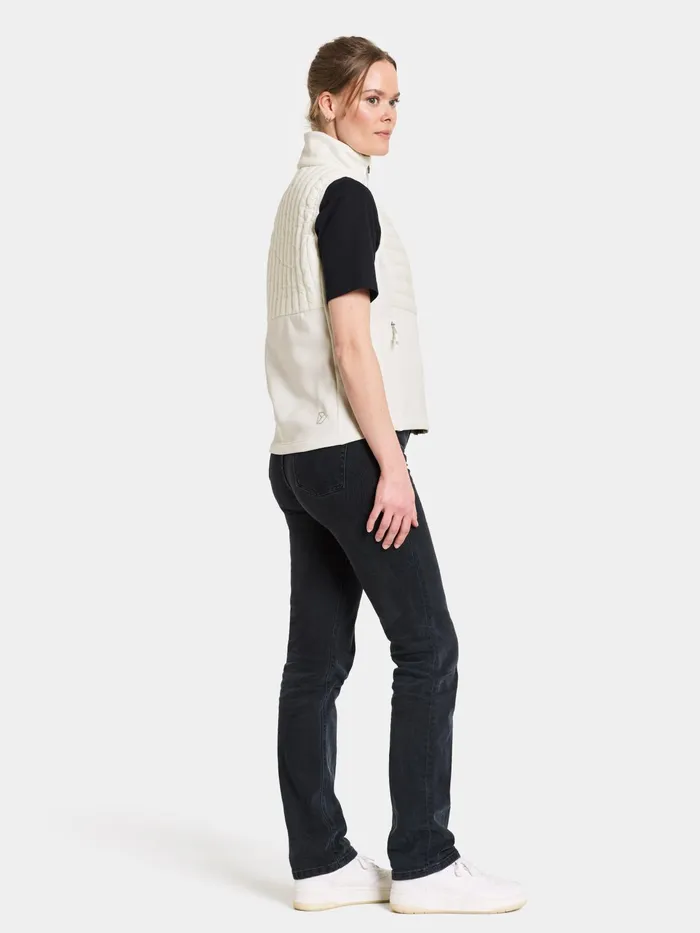 Women Annema Vest Shell White Didriksons Vests