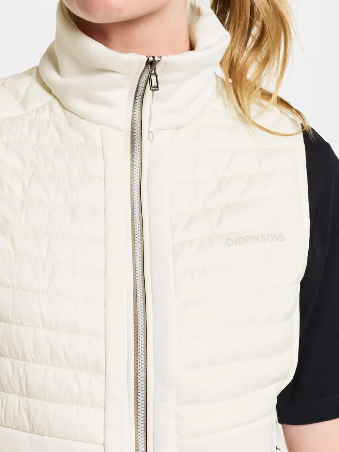 Women Annema Vest Shell White Didriksons Vests