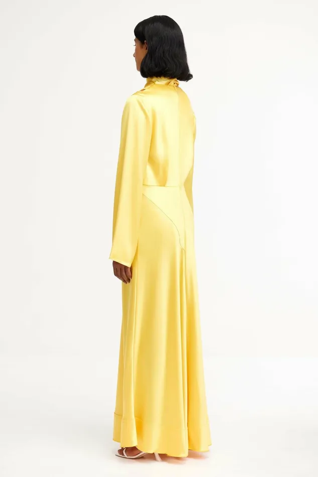 Women BAILEYGREEN MIDI DRESS Honey Gold Acler Maxi Dresses