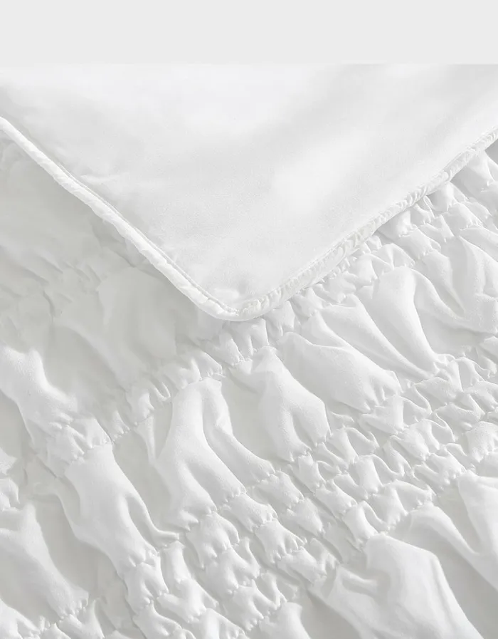 Women BETSEYS BOUDOIR SOLID WHITE KING QUILT SHAM SET MULTI Betsey Johnson