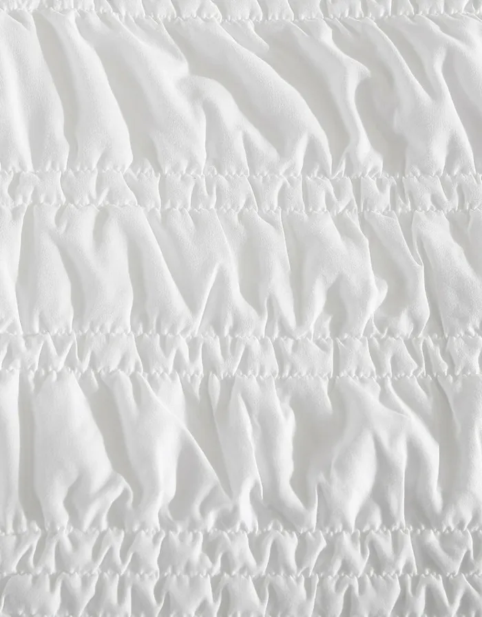 Women BETSEYS BOUDOIR SOLID WHITE KING QUILT SHAM SET MULTI Betsey Johnson