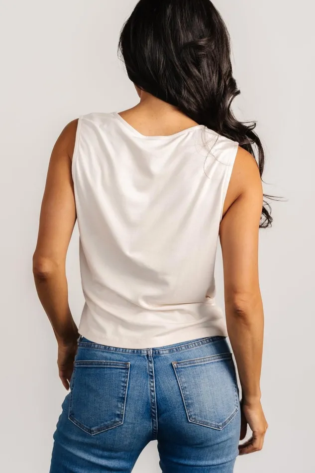 Women Blouses Shirts Baltic Born Jia Ruched Tank Top Beige Women Blouses Shirts Baltic Born Jia Ruched Tank Top Beige