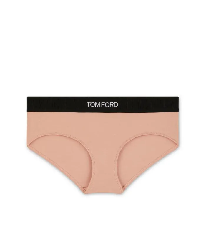 Women Bottoms Tom Ford Modal Signature Boy Shorts Vintage Nude