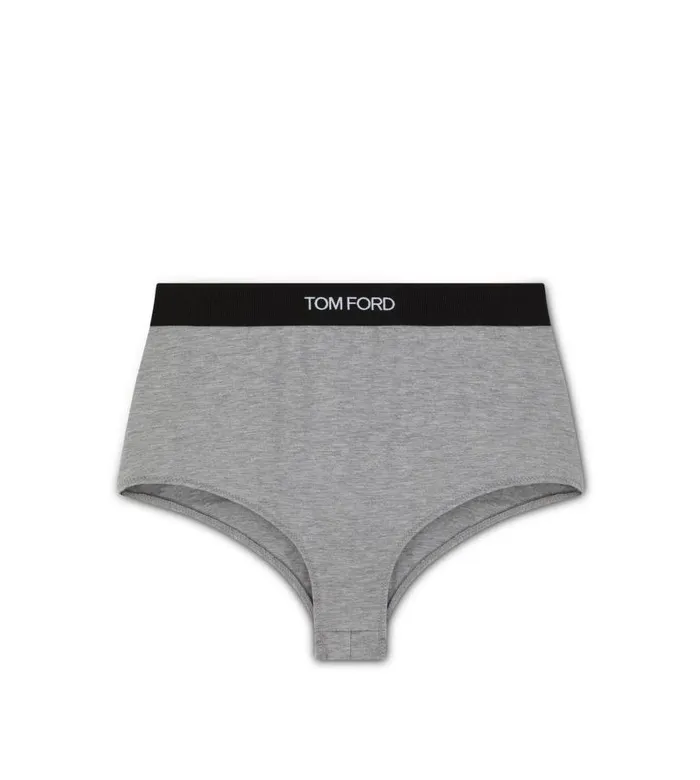 Women Bottoms Tom Ford Modal Signature Briefs Grey Melange