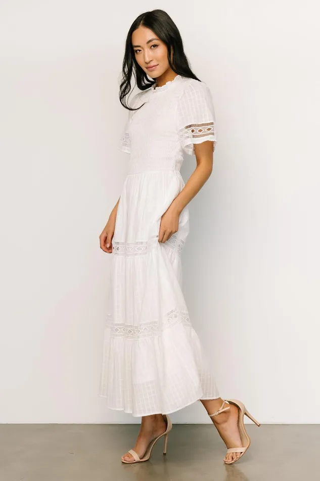 Women Bridal Baltic Born Loveland Geo Lace Maxi Dress Off White Women Bridal Baltic Born Loveland Geo Lace Maxi Dress Off White