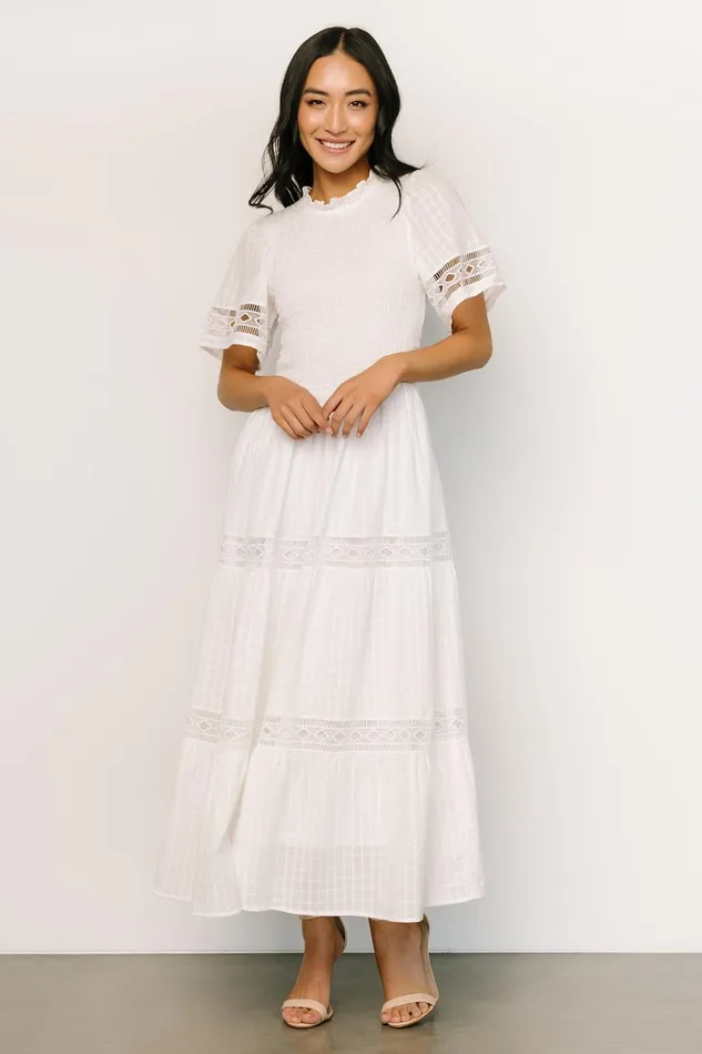Women Bridal Baltic Born Loveland Geo Lace Maxi Dress Off White Women Bridal Baltic Born Loveland Geo Lace Maxi Dress Off White