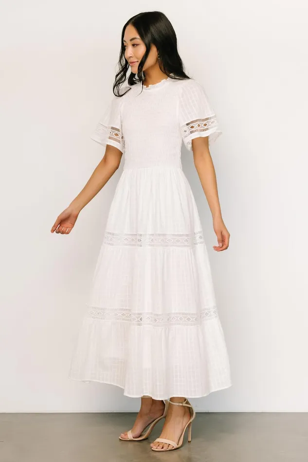 Women Bridal Baltic Born Loveland Geo Lace Maxi Dress Off White Women Bridal Baltic Born Loveland Geo Lace Maxi Dress Off White