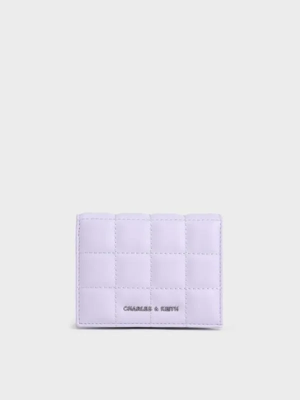 Women Cassia Quilted Mini Wallet 8211 Lilac CHARLES and KEITH Wallets On Chain Women Cassia Quilted Mini Wallet 8211 Lilac CHARLES and KEITH Wallets On Chain