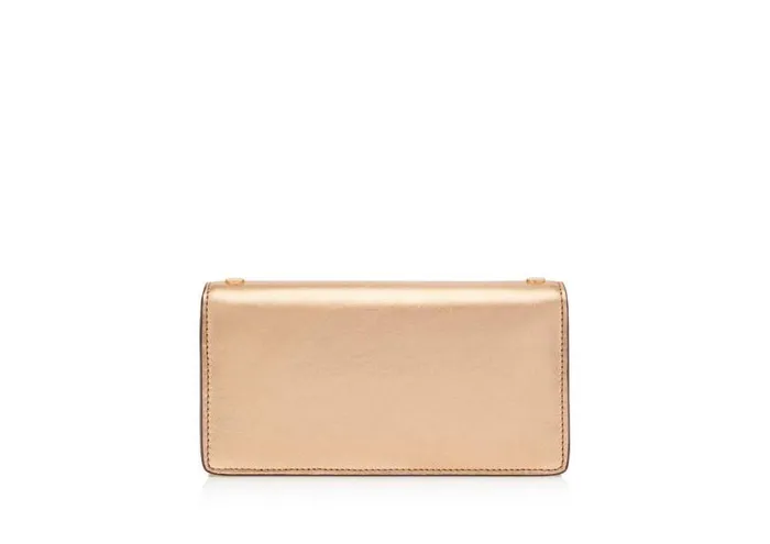 Women Clutches Tom Ford Textured Laminated Leather Tf Mini Bag Gold Women Clutches Tom Ford Textured Laminated Leather Tf Mini Bag Gold