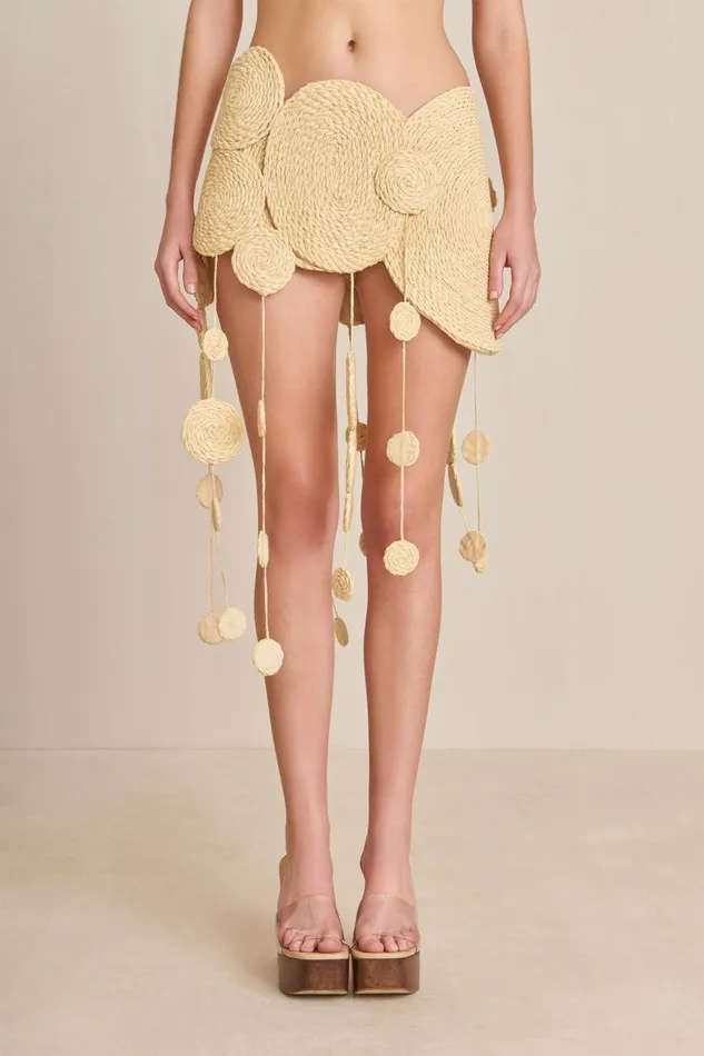 Women Cult Gaia Bottoms ANYA SKIRT 8211 NATURAL Women Cult Gaia Bottoms ANYA SKIRT 8211 NATURAL