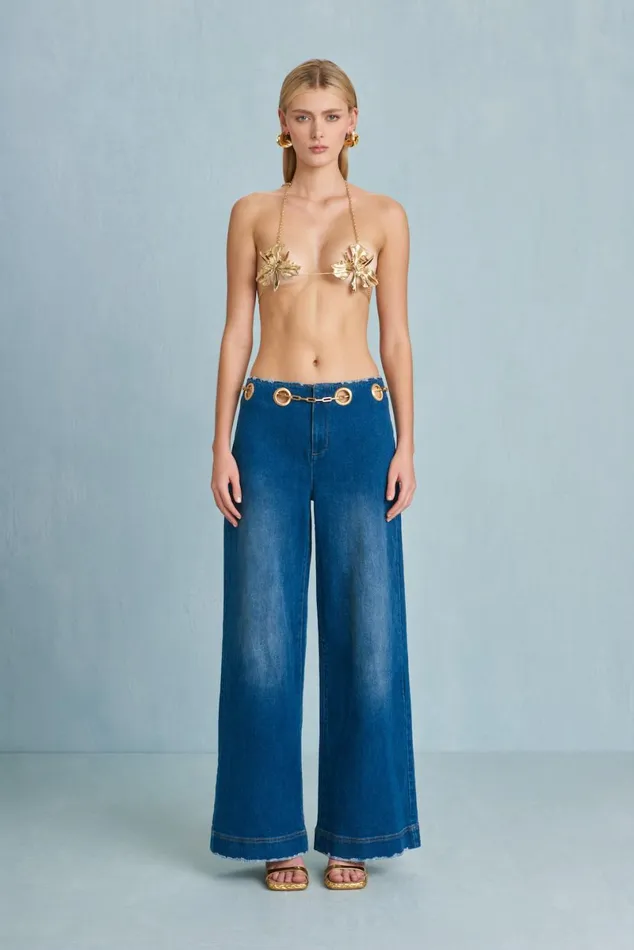 Women Cult Gaia Bottoms SYDNEY PANT 8211 RINSE WASH