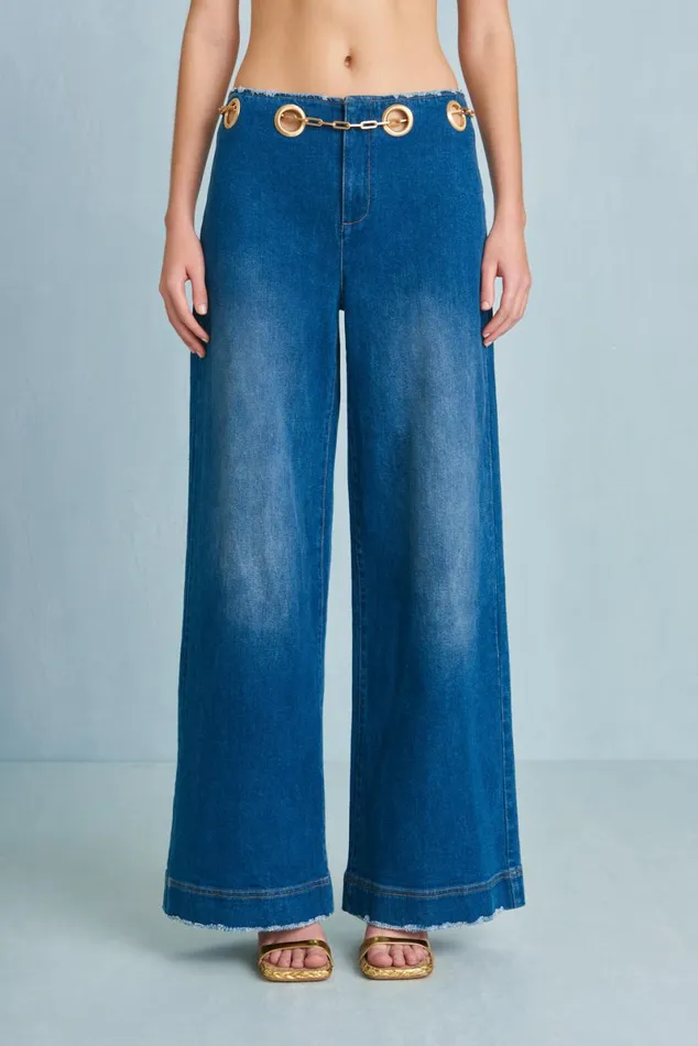 Women Cult Gaia Bottoms SYDNEY PANT 8211 RINSE WASH Women Cult Gaia Bottoms SYDNEY PANT 8211 RINSE WASH