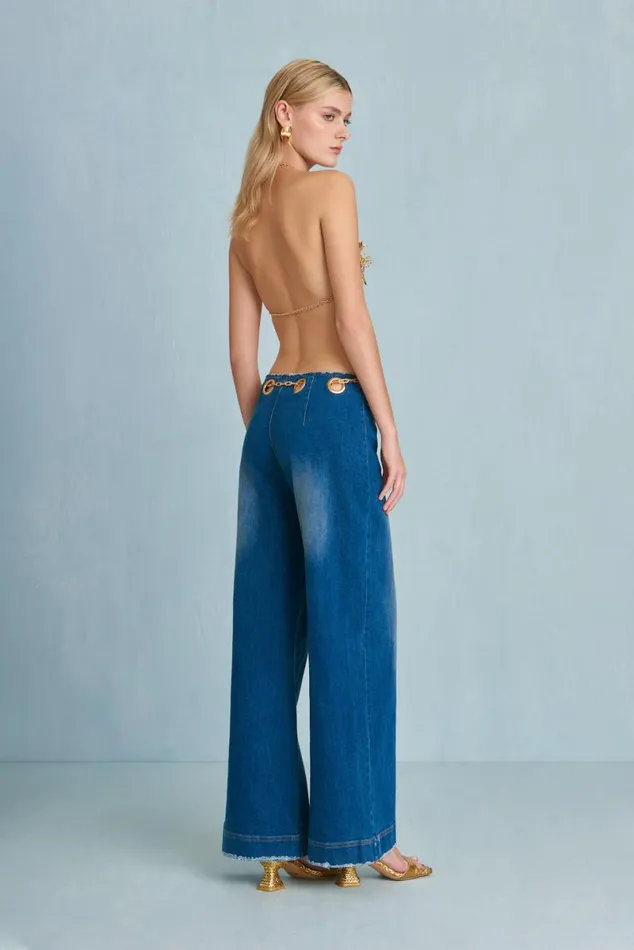Women Cult Gaia Bottoms SYDNEY PANT 8211 RINSE WASH Women Cult Gaia Bottoms SYDNEY PANT 8211 RINSE WASH