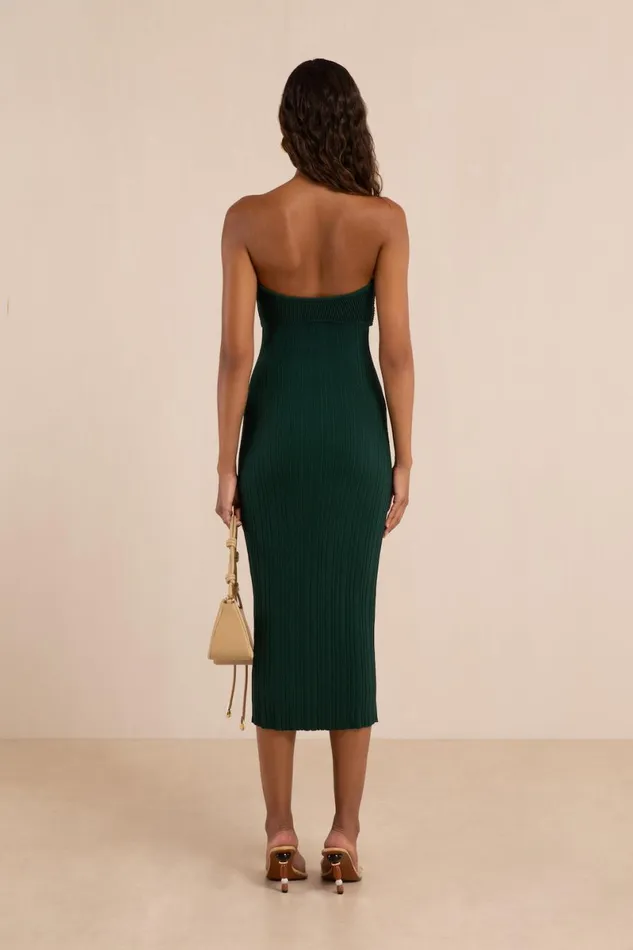 Women Cult Gaia Dresses CHRISTY KNIT DRESS 8211 FOREST GREEN Women Cult Gaia Dresses CHRISTY KNIT DRESS 8211 FOREST GREEN