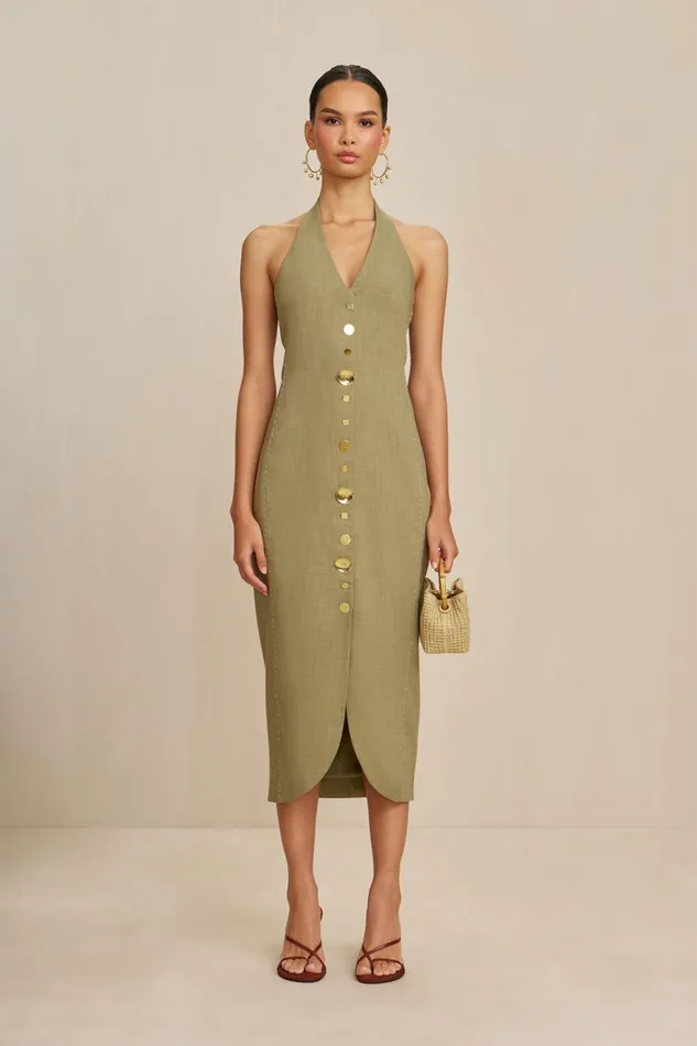 Women Cult Gaia Dresses POE DRESS 8211 TEA