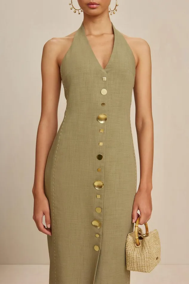 Women Cult Gaia Dresses POE DRESS 8211 TEA Women Cult Gaia Dresses POE DRESS 8211 TEA