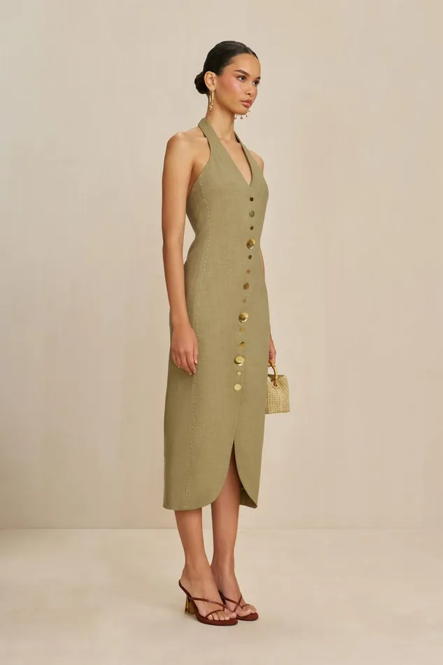 Women Cult Gaia Dresses POE DRESS 8211 TEA Women Cult Gaia Dresses POE DRESS 8211 TEA