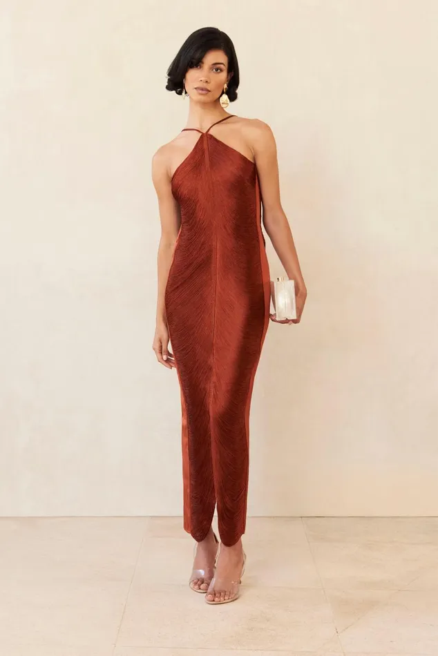 Women Cult Gaia Dresses RENATA GOWN 8211 BRONZE