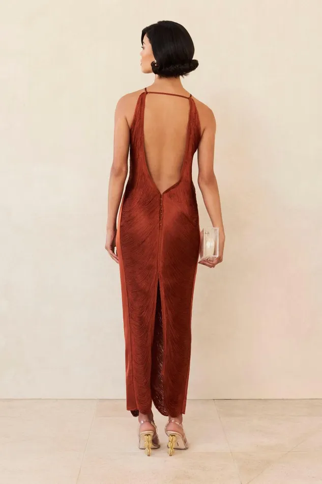 Women Cult Gaia Dresses RENATA GOWN 8211 BRONZE Women Cult Gaia Dresses RENATA GOWN 8211 BRONZE
