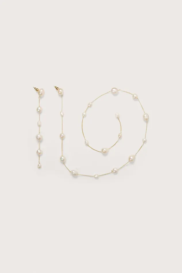 Women Cult Gaia Jewelry CLEIA EARRING 8211 PEARL